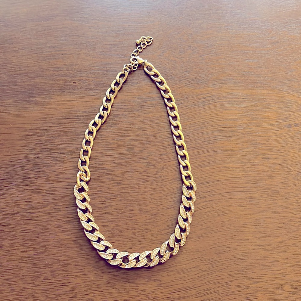 16in gold chain necklace choker